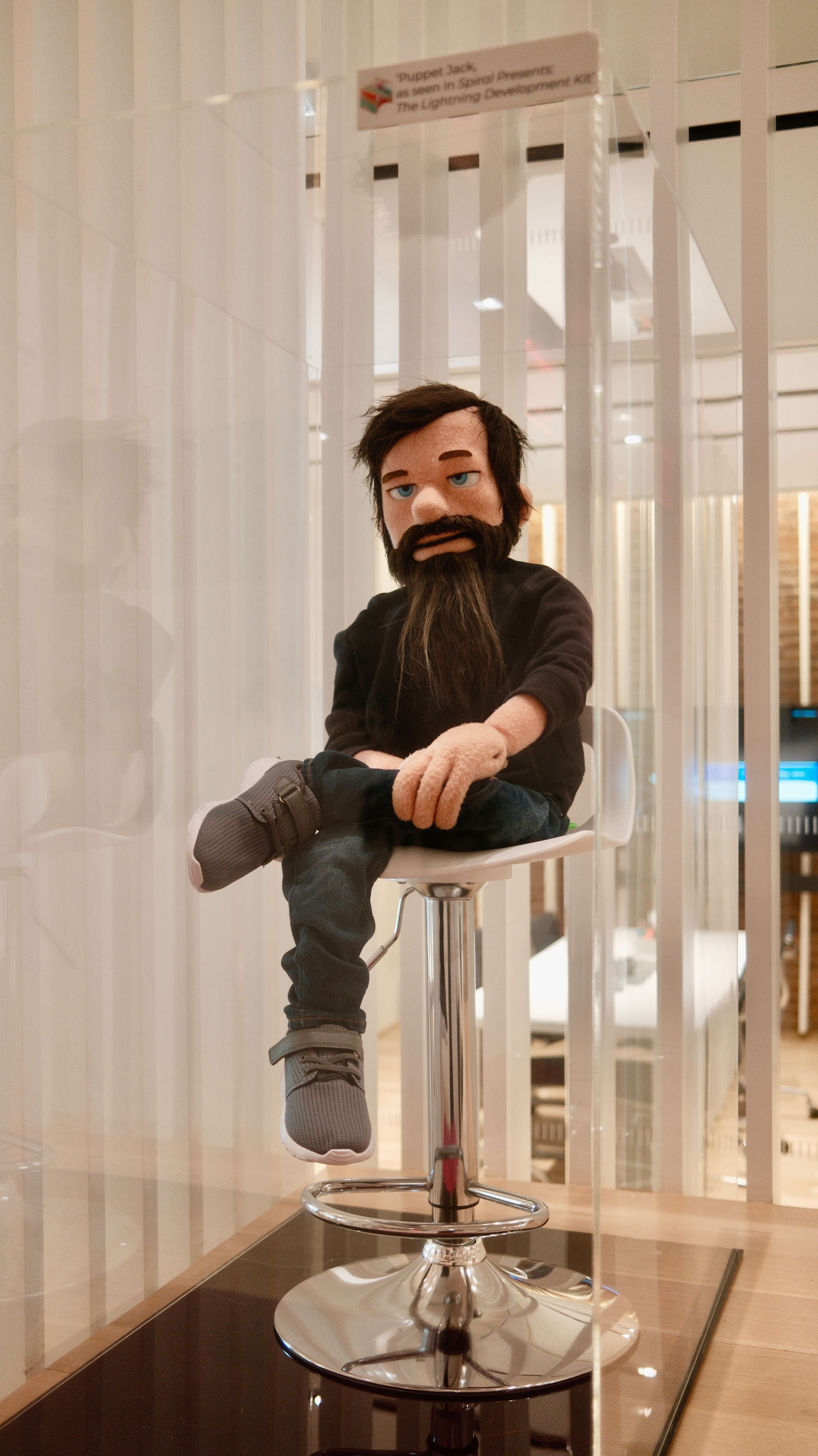 Puppet Jack Dorsey by Furry Puppet Studio